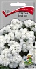 Семена цветов, Агератум Белый шар, 0,1гр, ПОИСК