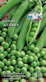 Семена овощей, Горох Атлант 2 Евро, 5 гр, Седек