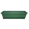 Ящик балконный для цветов (с поддоном) зеленый, 50см