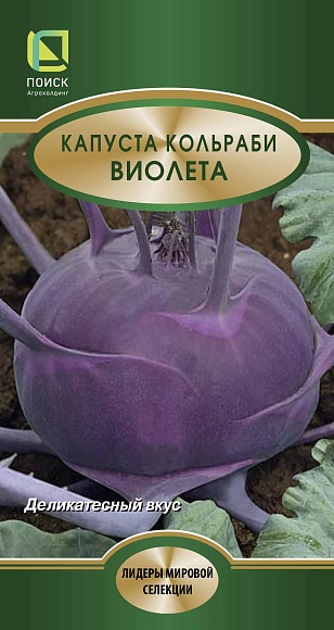 Семена овощей, Капуста Виолета кольраби, 0,5гр, ПОИСК