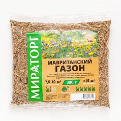 Семена газонных трав, Мавританский газон, 0,3 кг, Мираторг
