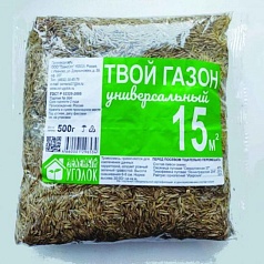 Травосмесь "ТВОЙ ГАЗОН универсальный", 0,5 кг, Зеленый уголок