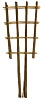 Опора бамбуковая тройная h 85 см (85/4S)