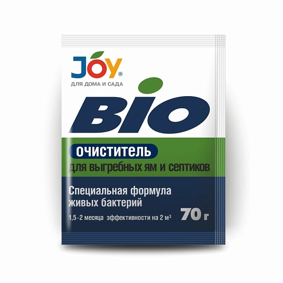 Биоочиститель для выгребных ям и септиков, 70 гр, JOY