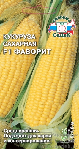 Семена овощей, Кукуруза Фаворит F1 Евро, 4 гр, Седек