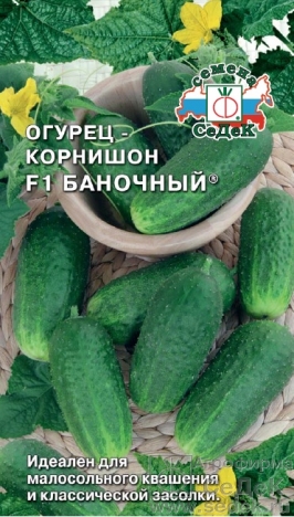 Семена овощей, Огурец Баночный F1® Евро, 0,3 гр, Седек