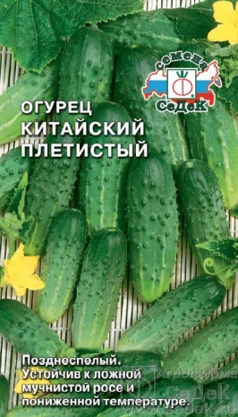 Семена овощей, Огурец Китайский Плетистый Евро, 0,5 гр, Седек