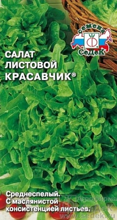 Салат Красавчик лист 0,5 г Евро, 0,5 гр Седек