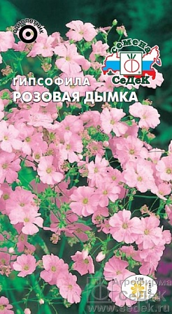 Гипсофила Розовая дымка изящная, белоснежно-жемчужная Евро, 0,2 гр, Седек