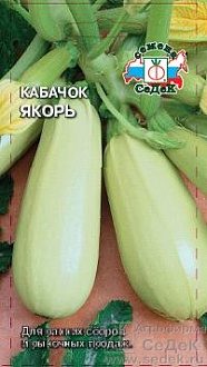 Семена овощей, Кабачок Якорь Евро, 2 гр, Седек