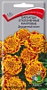 Семена цветов, Бархатцы или тагетес отклоненные махровые Двухцветный гигант, 0,4 гр, Поиск